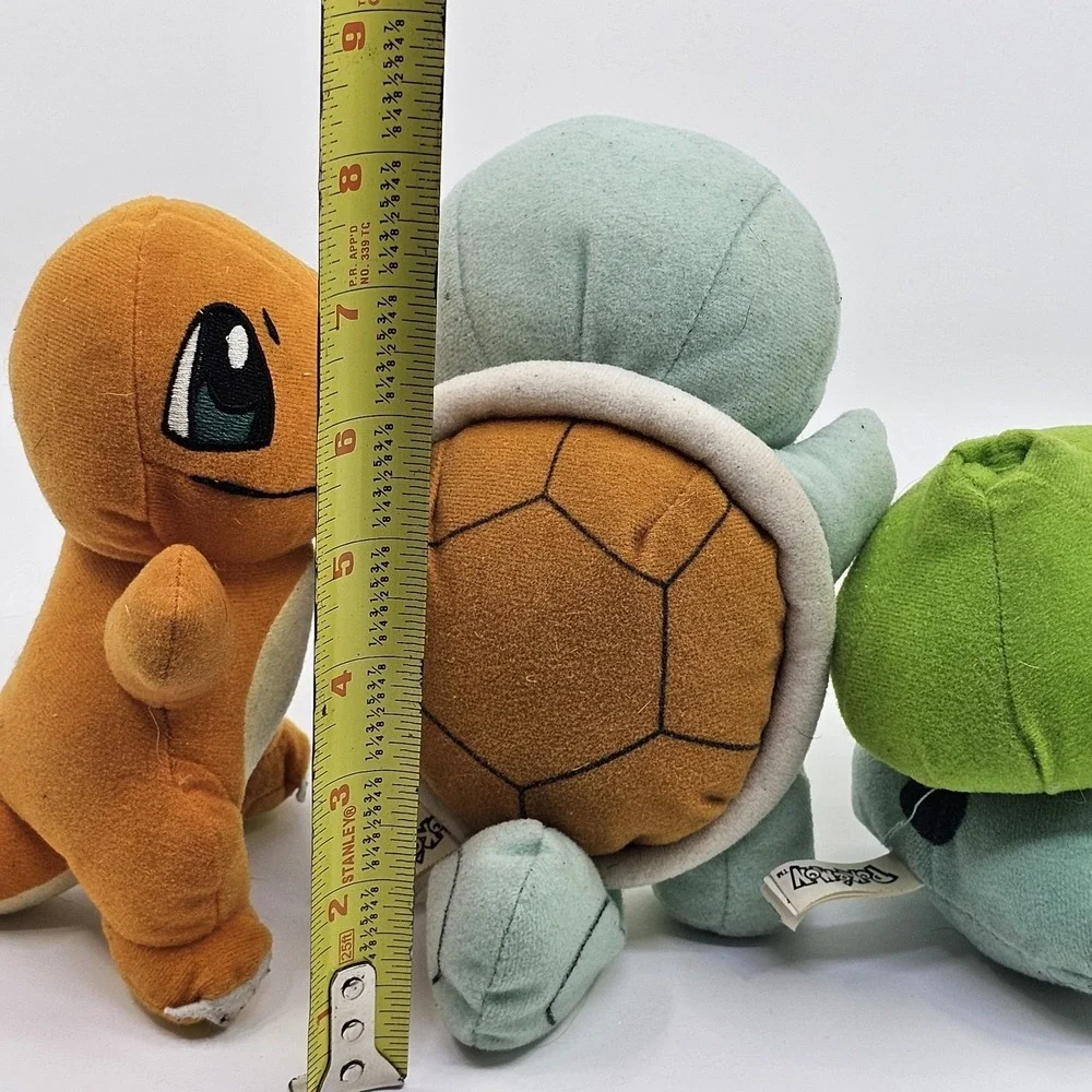 Pokemon Toy Factory Plush Lot of 3 Bulbasaur Squirtle Charizard 2015